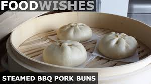 With motor running, add boiling water until dough forms ball. Steamed Bbq Pork Buns Char Siu Bao Food Wishes
