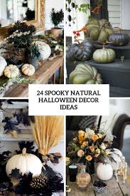 24 Spooky Natural Halloween Decor Ideas Halloween Table Decorations Halloween Decorations Samhain Decorations