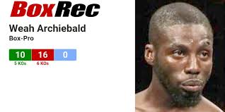 BoxRec: Weah Archiebald