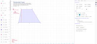 #trapez, #viereck ☆ 90% (anzahl 4), kommentare: Flacheninhalt Trapez Geogebra