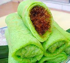 Sediàkan gandum + telur + air + pewarna hijau + secubit garam. Resepi Kuih Ketayap Sedap Koleksi Resepi Mudah