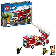 Camion De Bomberos Con Escalera Lego City Lego City Lego City Fire Lego Fire