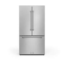 Thor Kitchen Counter-Depth Gordon Ramsay Series 20.3-cu ft 3 -Door 36-in  Wide French Door Refrigerator with Ice Maker with Ice Dispenser ( Stainless  ...