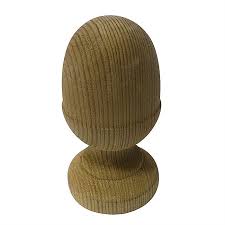 Buy wooden post finials and get the best deals at the lowest prices on ebay! Acorn Finial 75mm Wooden Fence Post Caps Ray Grahams Diy Store