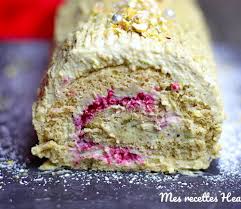 Buche A La Pistache Et Framboise De Noel Mes Recettes Healthy