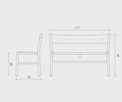 24 is the total bench depth. Stipa Bench With Banquette