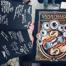 Start by marking xanathar's guide to everything (dungeons & dragons, 5th edition) as want to read Oc My Buddy Used To Work For Wotc And The Team Signed For Him A Limited Edition Copy Only 1000 Printed Of Xanathar S Guide To Everything He Also Had An Extra Copy