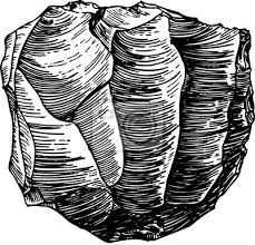 Dibuat daripada arang dan tanah liat. Werkzeug Aus Stein Leinwandbilder Bilder Steinzeit Homo Pfeilspitze Myloview De