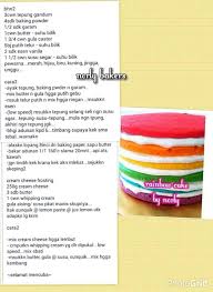 Resepi kek yang saya nak kongsi dengan anda adalah resepi kek pisang. Resepi Kek Rainbow Arwah Kak Norly Chef As As Homemade Facebook