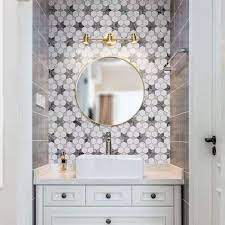 Expert carpenter shows how to install a tile backsplash. Hexagonal Star Wall And Floor Tile Marble Stone Kitchen Bathroom Backsplash