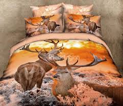pin by marlene uys on interior decorations animal print bedding orange bedding deer comforter