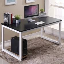 Kantor modern minimalis banyak menggunakan lampu gantung dengan desain yang simple. Meja Kerja Modern Warna Hitam Putih Minimalis Sobat Furniture