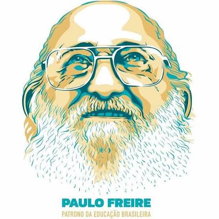 Viva Paulo Freire! Imagem: @CrisVector.