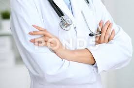 Closeup Of Doctor Woman Standing With Arms Crossed At Hospital Health Car Stock Photos Ad Standing Arms Woman Closeup Woman Standing Arms Crossed Women