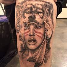 Indian Tattoo Tumblr Native American Wolf Tattoo Native American Tattoos Native American Wolf