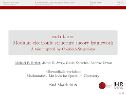 molsturm: Modular electronic structure theory framework