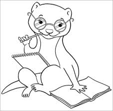 And i thought i had enough painting and too many things going on in my life. Coloring Pages Of Weasels Coloringbay