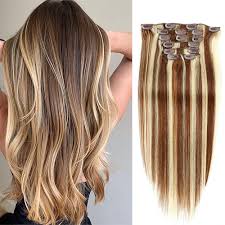 Balayage ombre remy full lace wig, brazilian hair, european hair from $759.95. Buy Clip In Hair Extensions Human Hair Ombre Hair Extensions Remy Hair Easy Dress And Remove Balayage Highlight Bleach Blonde 7pcs Set 16 Clips Double Weft For Women 70g 6 613 Online In Turkey B07tcg42sq