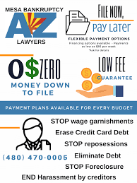 For wage garnishment in arizona, a creditor can garnish up to 25% of a judgment debtor's wages. Top Rated Mesa Bankruptcy Lawyers 0 Down Mesa Bankruptcy Attorney