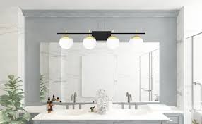 They're also less likely to be composed of teak wood. Exclude Bulb Ralbay Mid Century Modern Wall Light Fixture 4 Light Milky Glass Modern Bathroom Vanity Lights Over Mirror Black Golden Modern Vanity Light For Bathroom Lamps Light Fixtures Tools Home Improvement