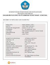 Pertama, guru yang dimaksud bukan dari pegawai negeri sipil. Inpassing 2018 Cek Sk Penyetaraan Inpassing Guru Bukan Pns Ij Com