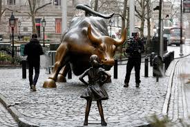 Maybe you would like to learn more about one of these? Fearless Girl Statue Will Face Off Wall Street Bull For Another Year
