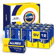 Save hundreds of dollars compared to alkaline batteries. Allmax 9v Maximum Power Alkaline Batteries 12 Count Ultra Long Lasting 9 Volt Battery 7 Year Shelf Life Leak Proof Device Compatible Perfect For Smoke Detectors And Fire Alarms Buy Online In Aruba