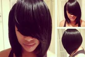 In this style the choppy bangs have and amazing burgundy shade that blends with the black base to create an incredible look. Bob Hairstyles For Black Women 2015 Fashion And Women