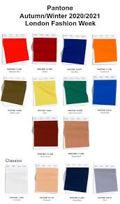 Fashion Colour Trend Report London Fashion Week Autumn Winter 2020 2021 Color Trends Fashion Fashion Trends Winter London Fashion Week