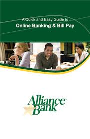 Enrollment takes less than 5 minutes. Alliance Bank Online Banking Amp Bill Pay Eguide