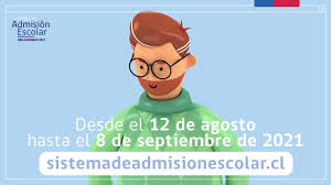 Regístrate e infórmate hoy mismo en sistemadeadmisionescolar.cl y postula desde el 12 de agosto hasta el 8 de septiembre del 2021, también puedes llamarnos a. Qv4uw V Dvzanm