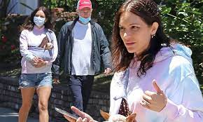 Katharine Mcphee And David Foster Enjoy Casual Stroll Together In La Daily Mail Online