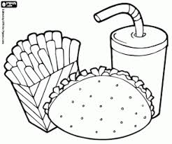Dibujos De Comida Para Colorear