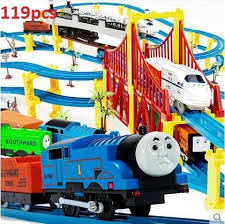 119 Adet Buyuk Boy Arkadas Cocuklar Thomas Tren Oyuncaklar Elektrikli Tren Seti Parca Oyuncak Elektrikli Demiryolu Tren Thomas Ucretsiz Na Oyuncak Tren Urunler