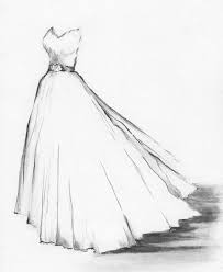 Wedding Dress Portrait Custom Drawing Of Your By Dianebronstein Etsy Kleid Malerei Kleid Zeichnung Kleidung Zeichnen
