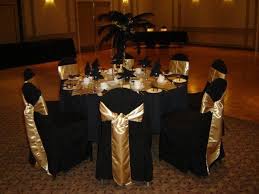 Elegant Black And Gold New Year S Eve Wedding Centerpieces Image From Wed Wedding Table Settings Gold Black And Gold Centerpieces Gold Wedding Decorations