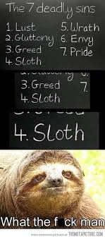 Seven Deadly Sins Humor Haha Funny Make Me Laugh