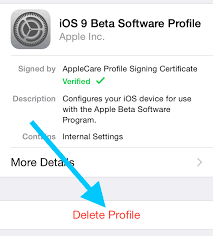 Open the settings app and go to general. Ios 9 Public Beta Delete Profile Beta Apple Beta Ios