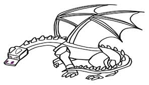 The ender dragon is a dangerous, flying hostile boss mob found when first entering the end. Ender Dragon Coloring Pages Coloring Home