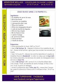 Tupperware Osso Bucco Dans L Ultrapro 5 L Recette Tupperware Recette Tuperware Recette