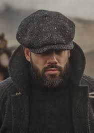 Donegal tweed sales baker boy cap