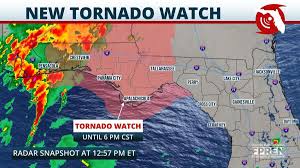 Tornado warnings are issued by the local national weather service office when any of the. Tornado Watch Issued Severe Risk Increases For Parts Of The Florida Panhandle Monday 90 7 Wmfe