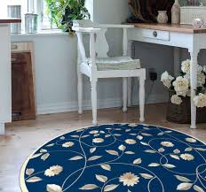 Where to place first tile on floor. Blooming Retro Flower Kitchen Floor Tiles Tenstickers