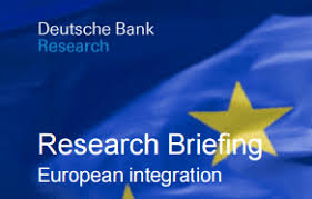 Deutsche bank research focuses on macroeconomic analysis and growth trends, economic and social policy issues, research on the financial sector and its regulation. Media Briefs Ecas
