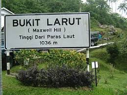 Bukit merah to bukit larut. Bukit Larut Wikipedia Bahasa Melayu Ensiklopedia Bebas