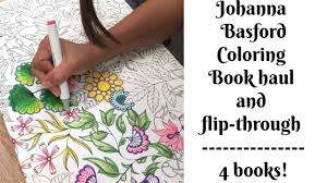 Johanna basford always makes the most beautiful coloring books. Johanna Basford Coloring Book Flip Through 4 Books Youtube