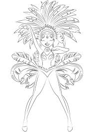 samba coloring page