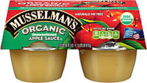 organic unsweetened apple sauce