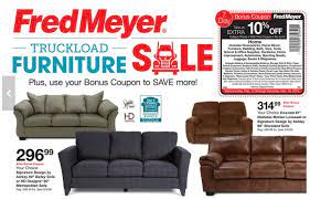 Fred Meyer Truckload Furniture Event Couches Under 300 5 Pc Dining Set 143 99 More Thrifty Nw Mom Well, if you are at a tight budget, then we have a few cheap living room furniture sets to offer (you can buy them for under $500)!