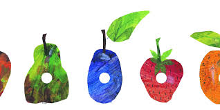 After popping out of an egg on sunday, the very hungry caterpillar eats holes through the book's pages as he eats his way through a variety of foods, beginning with one apple on monday and two pears on tuesday and ending with five oranges. Nostalgic News The Very Hungry Caterpillar Was Released 50 Years Ago Today